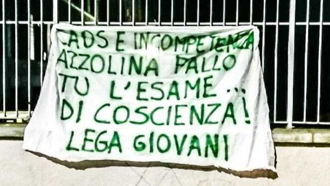 striscione lega giovani