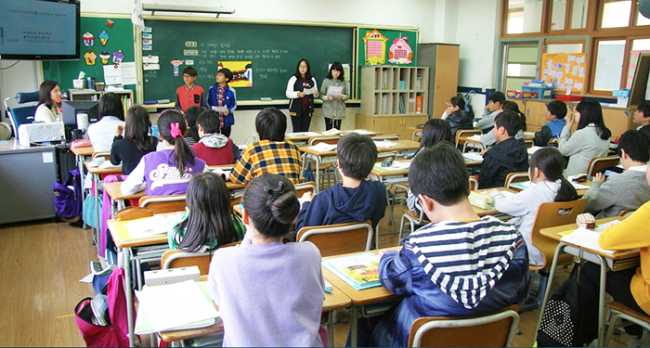 studenti aula classe 1