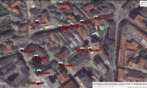 telecamere domo mappa