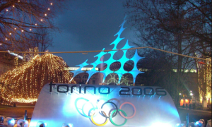 torino olimpiade 2006 logo luci