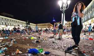 torino piazza juventus disordini