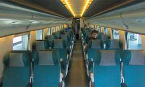 treno interno sedili