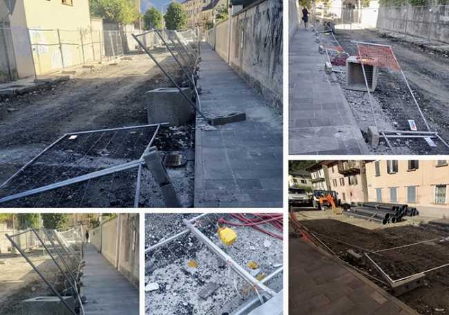 vandali via mattarella