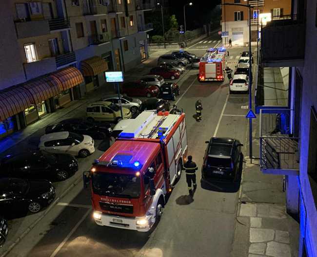 vigili via gasperi vvf