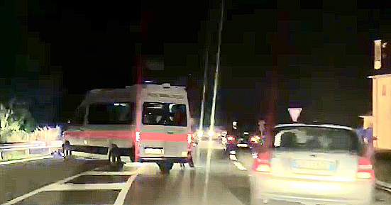 incidente gagnone stretta