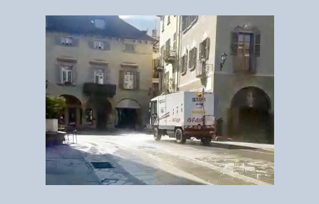sanificazione strade domo piazza