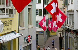 b bandiere via svizzera