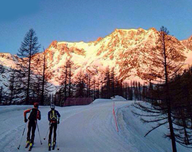 b monte rosa sci alpinismo