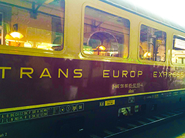b treno vagone trans europe express