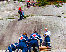 b croce rossa soccorso Gare