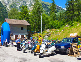 b raduno vespe montagna