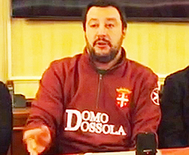 b salvini felpa