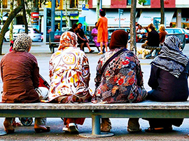 b donne velo panchina