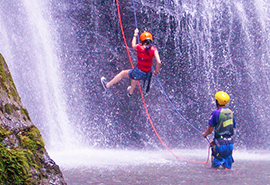b canyoning acqua corde