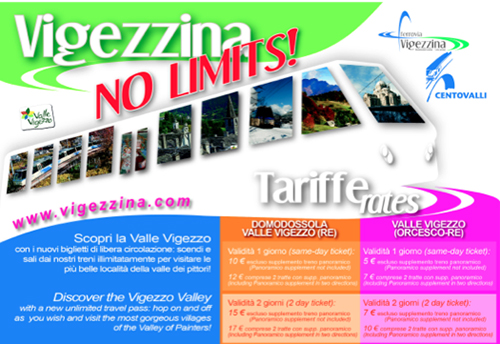 biglietto vigezzina nuovo