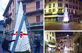 b rossi albero natale