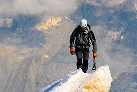 b scalatore neve cima