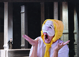 b stranagente maschera teatro