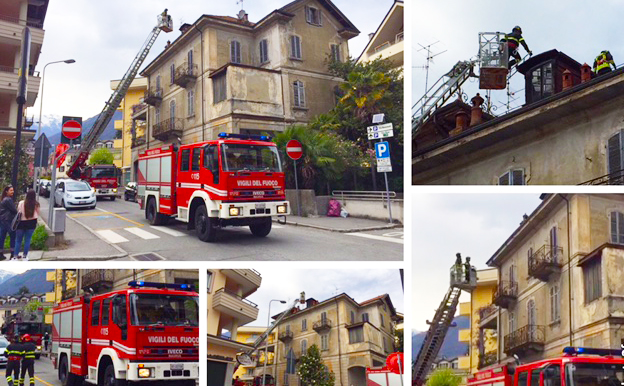 vigili fuoco via bonomelli scala