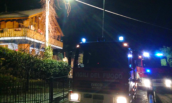 chalet vigili fuoco beura