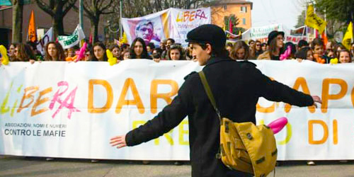 libera manifestazione mafia
