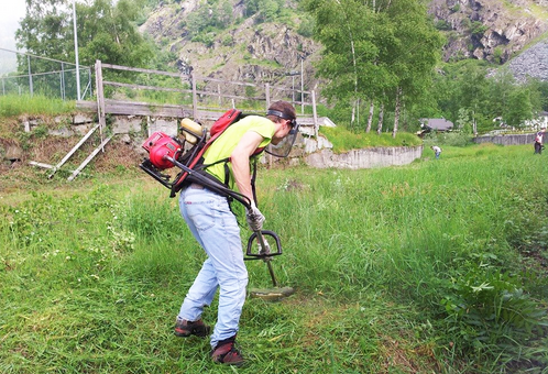 aib antrona taglio erba prato