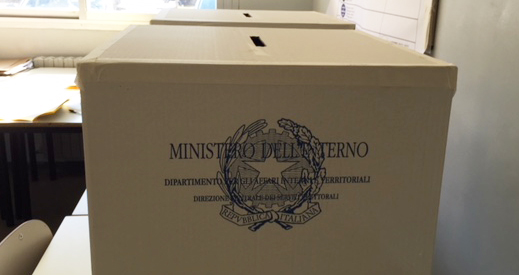 urna scheda elezione sola