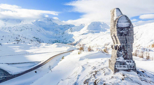 passo sempione aquila neve