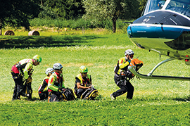 b elicottero soccorso salita