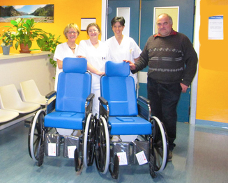 corta carrozzine dono ospedale scarghia