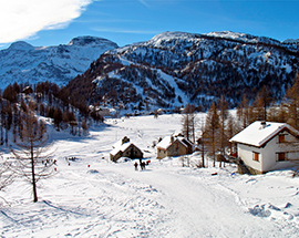 corta devero piana neve