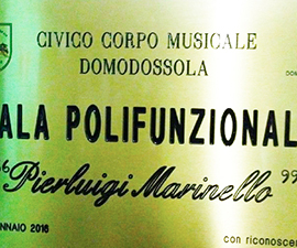 corta targa marinello sala musica