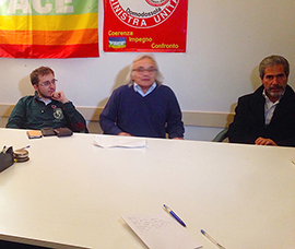 corta sinistra unita conferenza sede