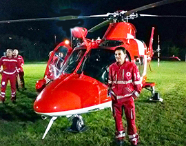 corto elicottero svizzero rega