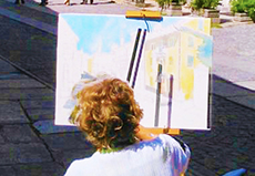 corta artisti pittura cielo