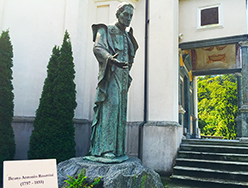 corta statua rosmini calvario