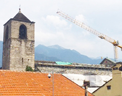 corta tetto collegiata domo